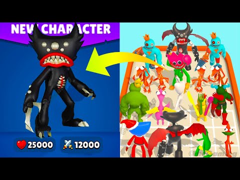 Merge ' Rainbow Friends 3D Run ' - Merge Simulator Battles  - Merge Battles