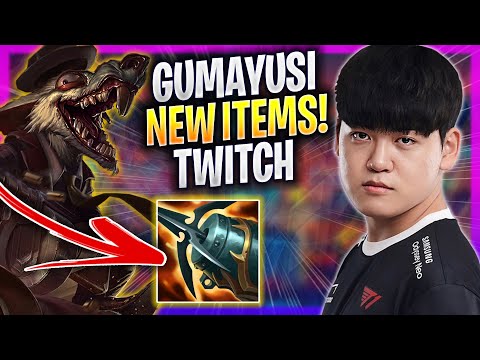 GUMAYUSI TRIES TWITCH WITH NEW ITEMS! - T1 Gumayusi Plays Twitch ADC vs Kalista! | Season 2023