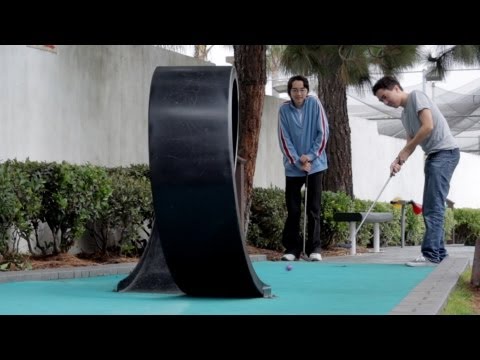 The "Oddbros" go mini golfing