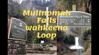 Multnomah Falls Wahkeena loop