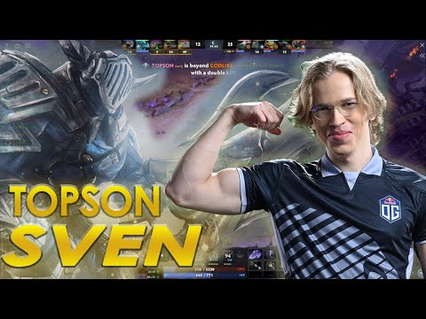 WHEN TOPSON RAGES! SVEN MID 13-1-8 KDA Dota 2 Pro Gameplay Highlights