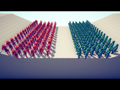50x vs 50x MELEE UNITS TOURNAMENT - Totally Accurate Battle Simulator - TABS
