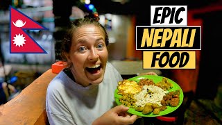 Trying NEPAL'S Most Unique Food - Traditional Newari Food in Bhaktapur 🇳🇵