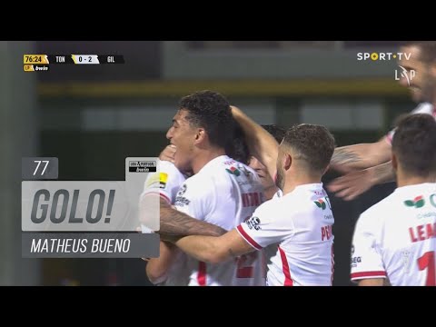 Goal | Golo Matheus Bueno: Tondela 0-(2) Gil Vicente (Liga 21/22 #16)