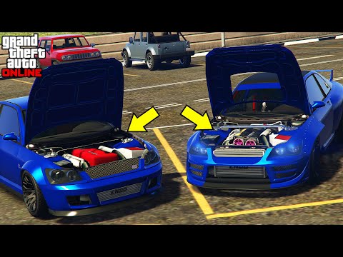 GTA 5 - What Vehicle Upgrades Give You The Most Performance? | Turbo, Engine, Transmission etc..