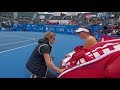 Jelena Ostapenko mad with her mother on a tactical timeout and tell her to leave
