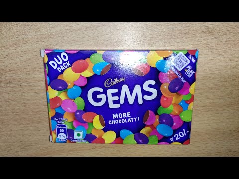 Cadbury Gems Chocolate DUO Pack ||  Review Master.