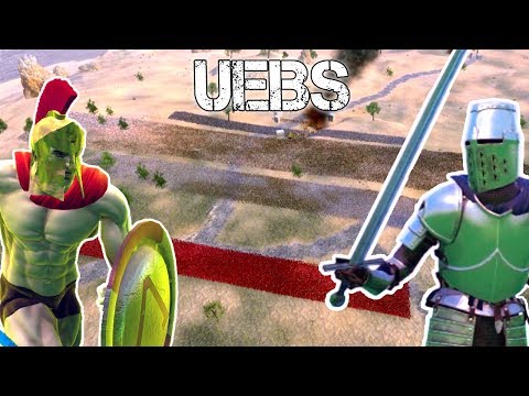 8000 Spartans vs 67000 Medieval Army Massive Battle - Ultimate Epic Battle Simulator