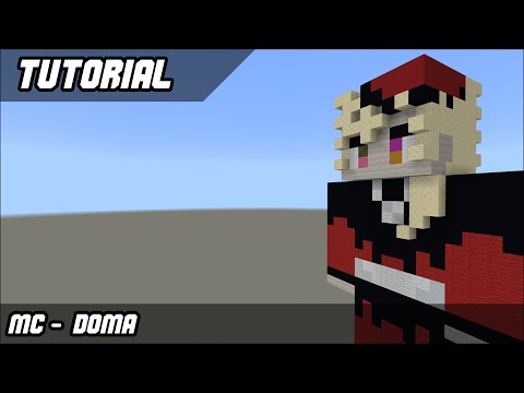 Tales From Crocus | Character Tutorials & More - Minecraft Statue Tutorial: Doma (Demon Slayer)