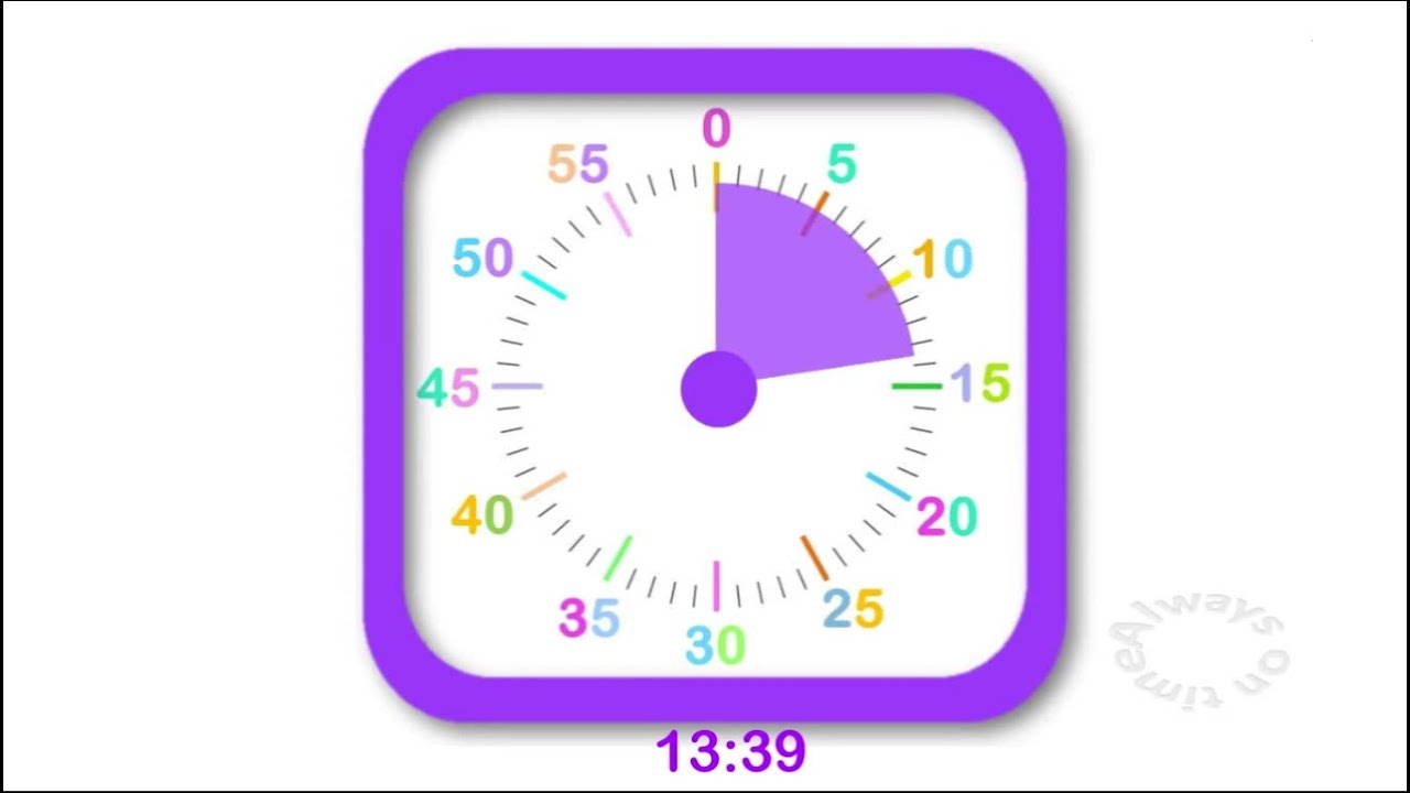20 minute visual timer