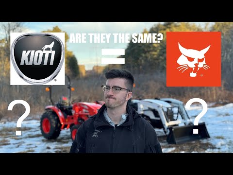 Are Bobcat Tractors & Kioti Tractors the Same? - The Truth - Should I buy a Bobcat or Kioti?