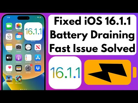 How to Fix iOS 16.1.1 Battery Draining Fast Issue Solved | iOS 16.1.1 Battery Issue Fixed