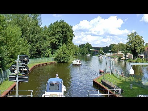 Templin Schleusenbrücke am 8.07.2017 - Schleuse Templin - Sluice Templin