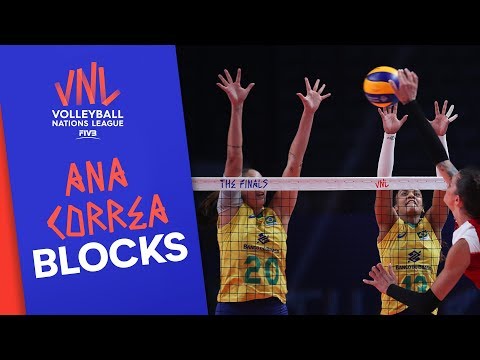 Ana Beatriz Correa tallied 30 Blocks vs. Poland | Final Round | FIVB Volleyball Nations League 2019