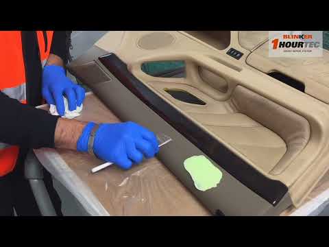 VIDEO    - Kit restauración de pieles, cueros y plásticos. Tintes base agua.