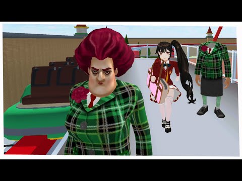 RINA TAMAKI & MISS T NAIK ROLLER COASTER AMPE KEPALA ILANG - Game mirip Sakura School Simulator