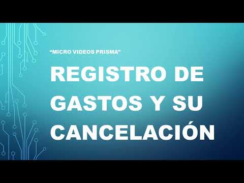 Registro de Gasto y Pago