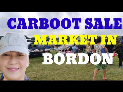 CARBOOT MARKET IN BORDON HAMPSHIRE