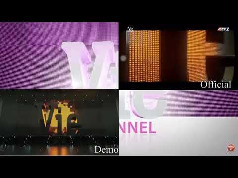 HTV2 Vie channel so sánh 2 hình hiệu