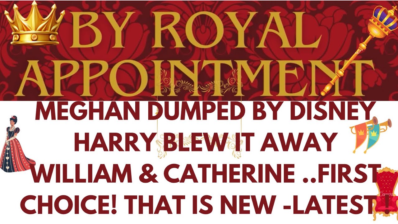 HOW MEGHAN TRULY BLEW IT WITH HOLLYWOOD & DISNEY -ROYAL APPOINTMENT #meghan #meghanmarkle #news