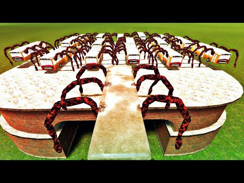 I became bus eater monster and chef monkey vs all bus eater monster in garry's mod