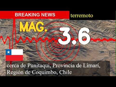 😱🚨 Terremoto Hoy: ¡Justo Ahora! Magnitud 3,6 Cerca De Punitaqui, Provincia De Limarí, Región De Coqu