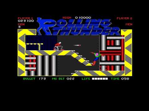 Lukozer Retro Game Review 180 - Rolling Thunder - Commodore Amiga