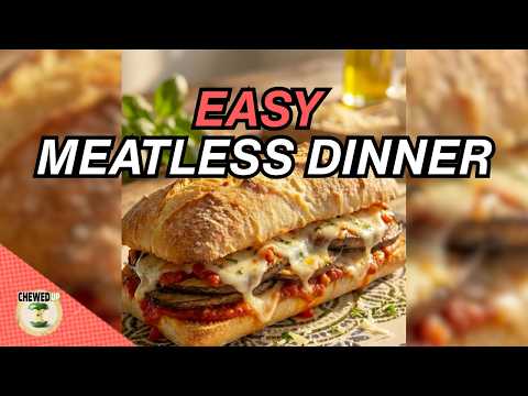 Easy Portobello Mushroom Parmesan Subs | Vegetarian Comfort Food
