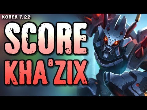KT Score plays Kha'Zix jungle - Korean SoloQ patch 7.22