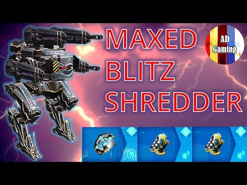 Maxed Mk2 Blitz Shredder Destroying Enemies in Champion League - War Robots Gameplay
