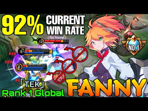Supreme No.1 Fanny with 92% Win Rate S26! - Top 1 Global Fanny by「ᴛᴇᴋ」- Mobile Legends