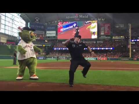 Houston Astros' Dancing Security Guard