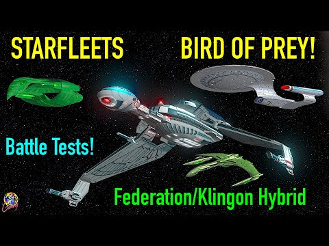 Federation B'rel Bird of Prey Hybrid Ship - Battle Tests - Star Trek Starship Battles