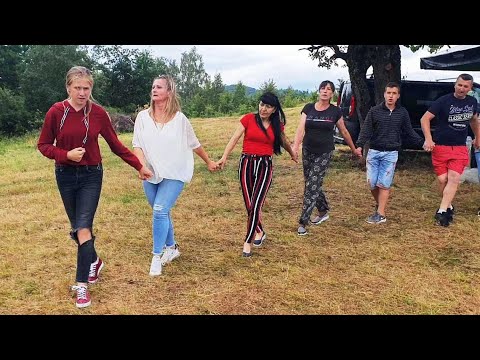 🔴 Zlatokosa Emina s mamom kolo vodi - Dub kod Rogatice - Amko Bend - Bosanski teferic