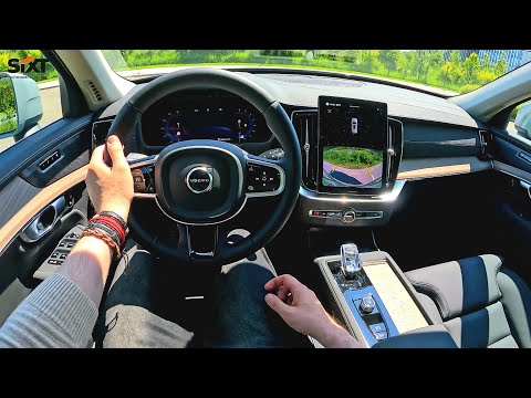 2025 Volvo XC90 [ B5 AWD petrol (250hp) Plus bright 7s Mild Hybrid ] | POV Test Drive | Consumption
