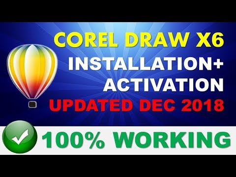 Corel Draw X6 Installation in Windows 7/8/8.1/10 (Updated Dec 2018)