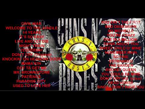 GUNS N’ ROSES GREATEST HITS (Full Album)HQ