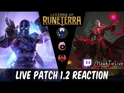 LIVE Reaction to patch 1.2! Vladimir, Shen Buffed! l Legends of Runeterra LoR