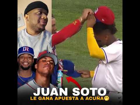 😆😅Juan Soto Le gana RETO a Ronald Acuña⚾🚨