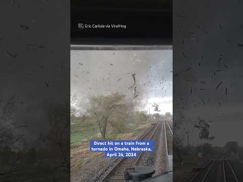 Tornado strikes train in Nebraska