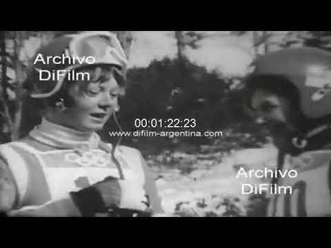 Sapporo Olympic Games - Downhill - Speed ​​Skating - 1972 ARCHIVE FOOTAGE