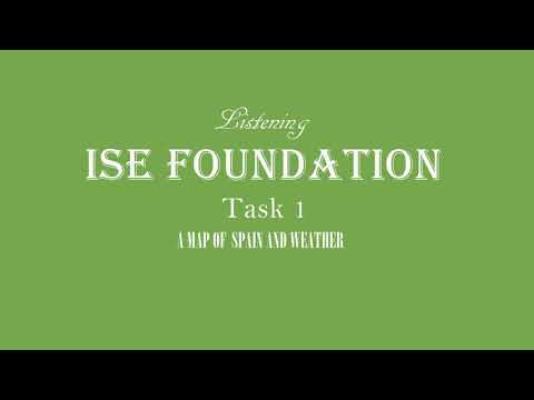ISE Foundation Trinity Listening A2 - Weather - Task 1 - A Map of Spain and Weather
