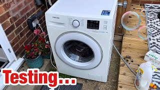 Download lagu Samsung WF70F5E2W4W || 40° cotton test wash (Old video   banging and unbalanced spins included) mp3