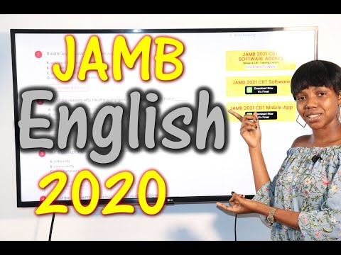 JAMB CBT English 2020 Past Questions 1 - 20