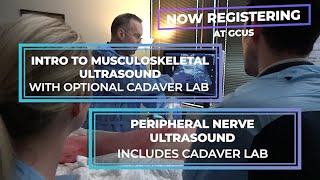 Blended MSK OR Peripheral Nerve Ultrasound at GCUS