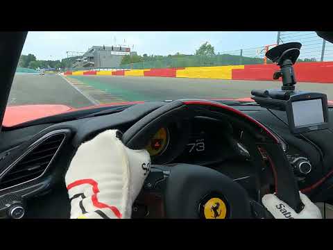 Ferrari 488 Pista on track @ SPA