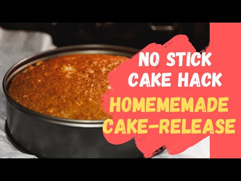 How to make your own cake release at home.