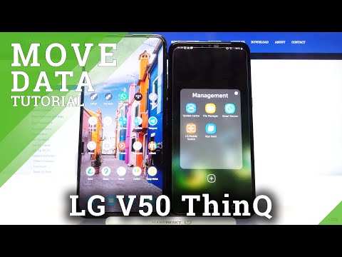 How to Transfer Data from Android to LG V50 ThinQ - LG Mobile Switch