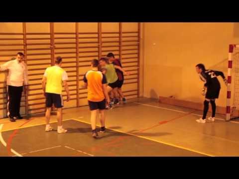 Halowa LksLiga 2012/2013 - I połowa Panathinaikos - Kolejorz 8:17 (5:5) - HD