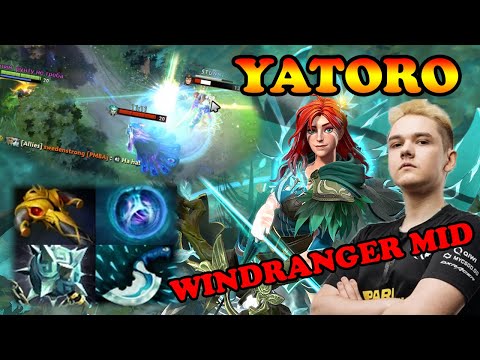 Yatoro Windranger mid perfect shackle endless kills | Giveaway | Dota 2 Pro Gameplay